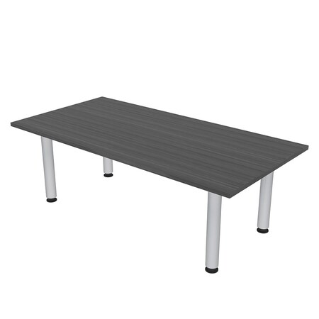Skutchi Designs 35.5 in W, 59.5 in L, 29 in H, Engineered Wood Top, Grey HAR-REC-36X60-PT-AN